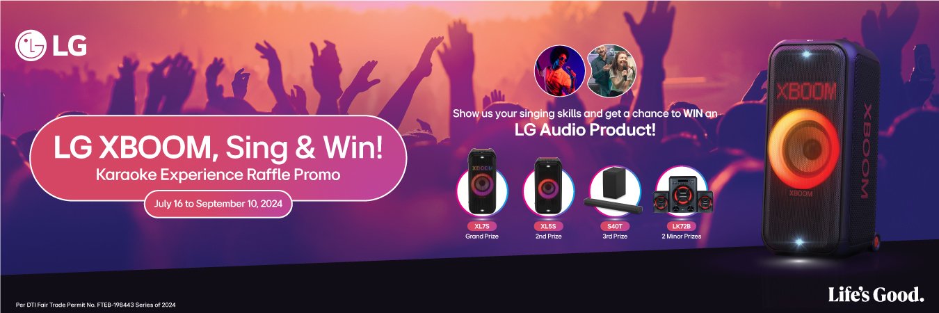 LG XBoom Sing & Win