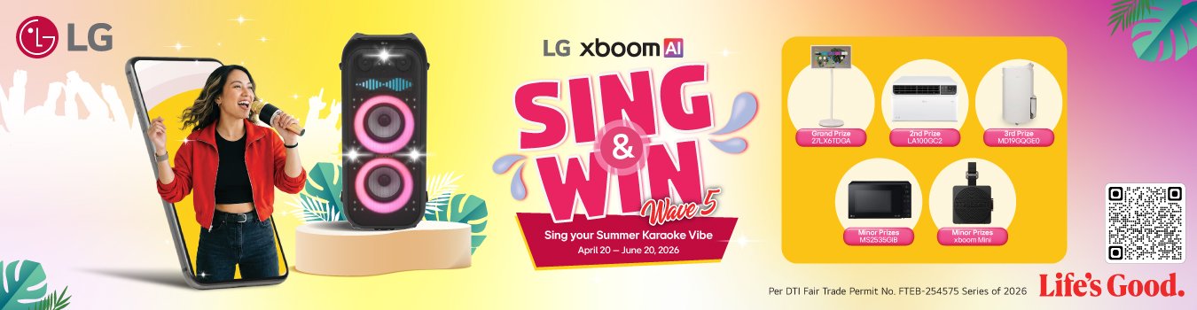 LG Xboom Sing and Win Wave 5