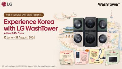In-store Raffle Promo: Experience Korea with LG WashTower™