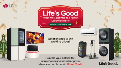 Life's Good When We Celebrate as a Family: Christmas Raffle Promo